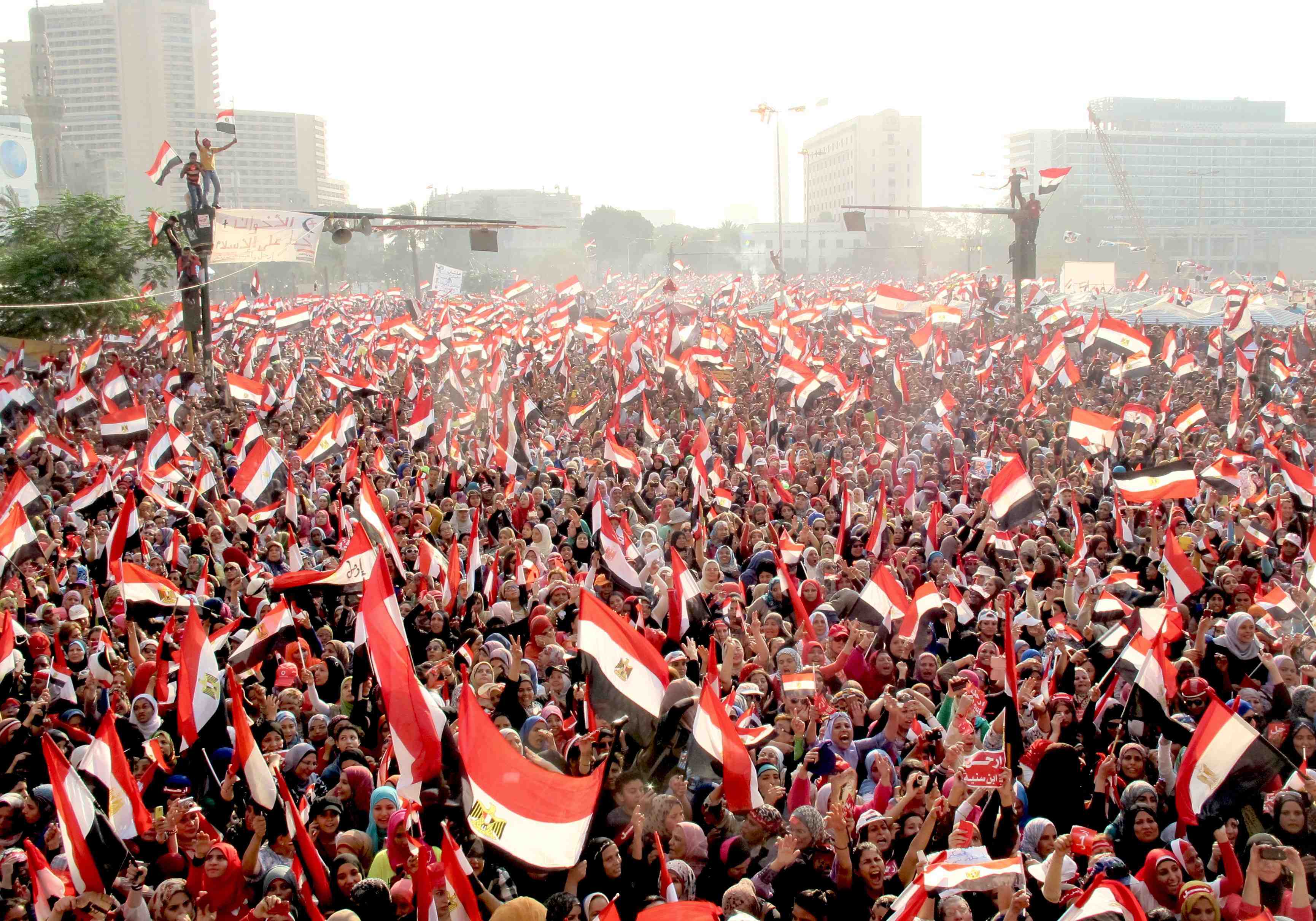 Head of Constitutional Court announced interim Egypt president by army