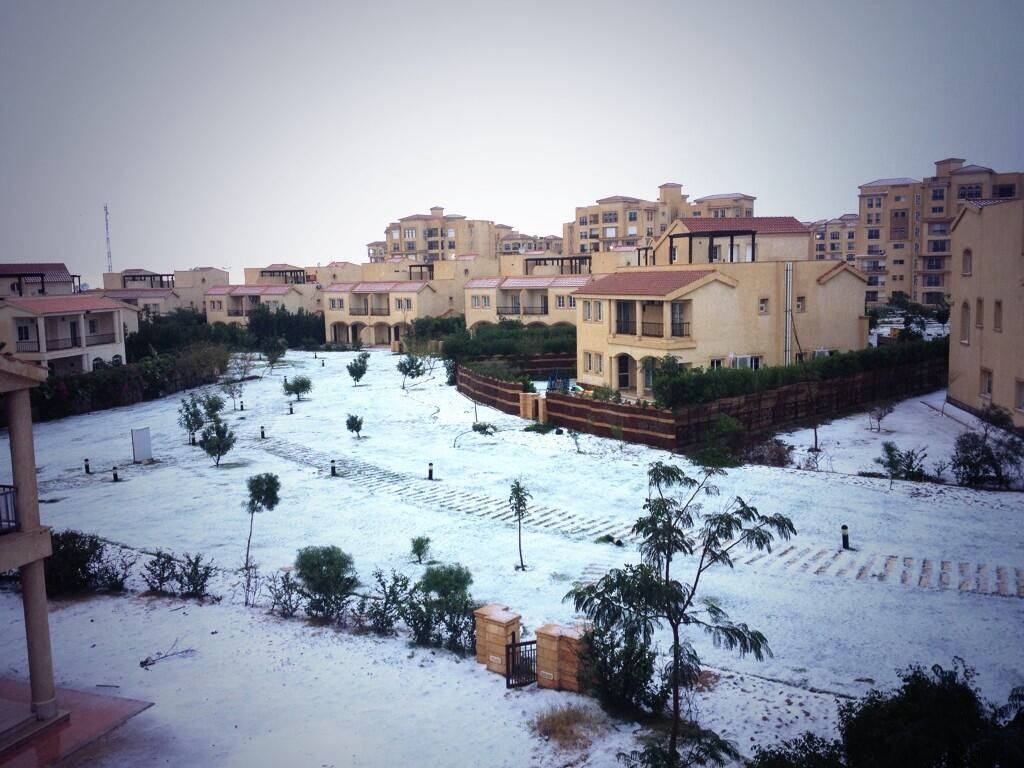 When Egypt freezes over