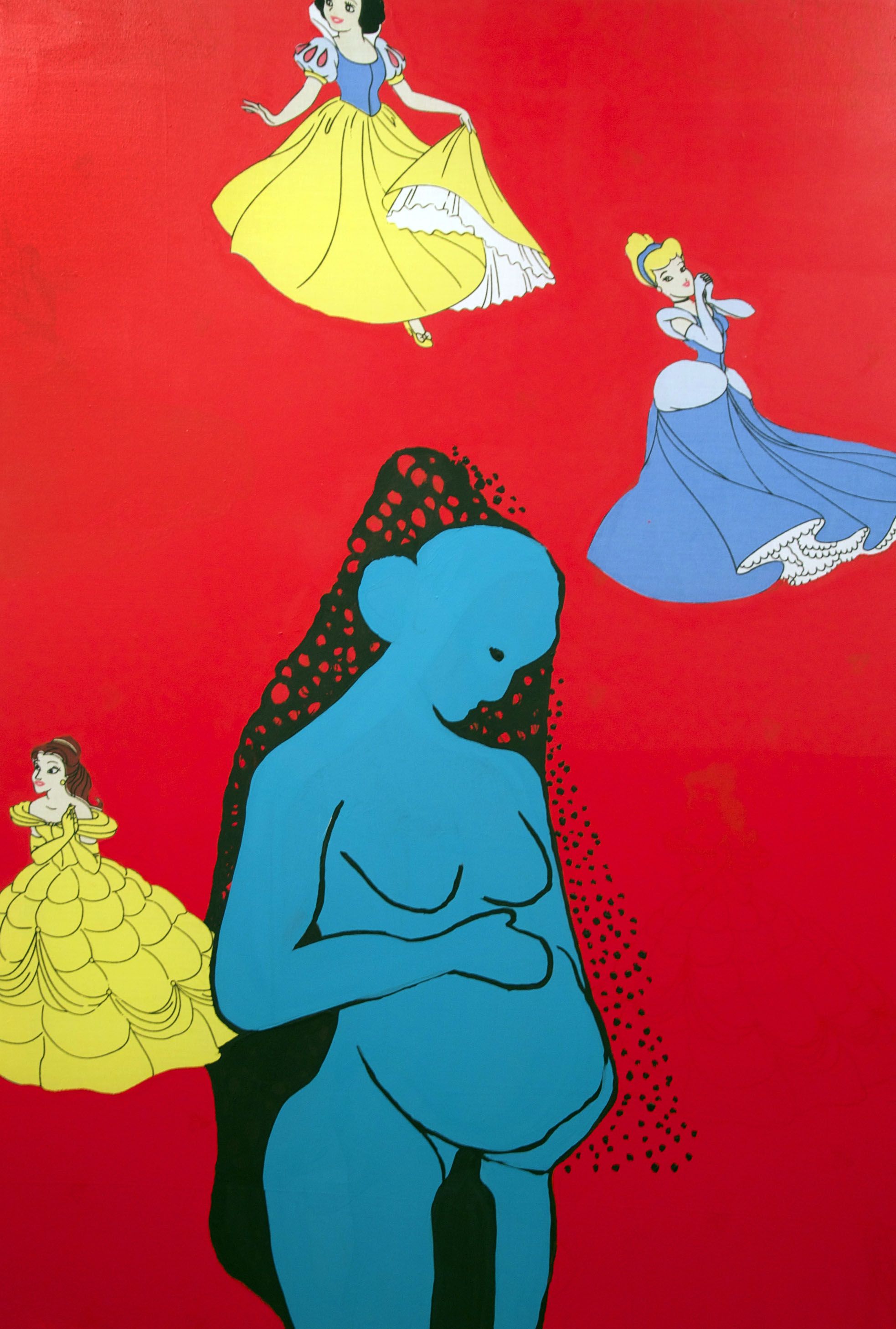 Shayma Kamel’s Cinderella paintings
