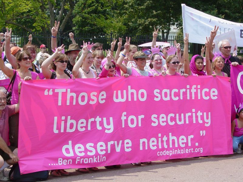 US peace activist detained at airport