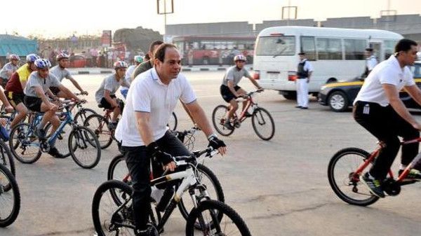 Cycling will set Egypt free, says Sisi