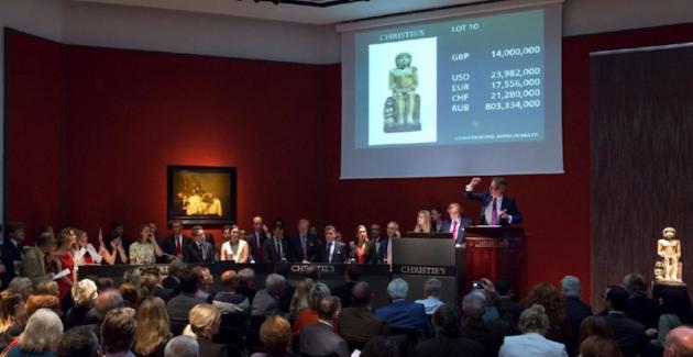 London auction house goes ahead with sale of contested Egyptian artifact