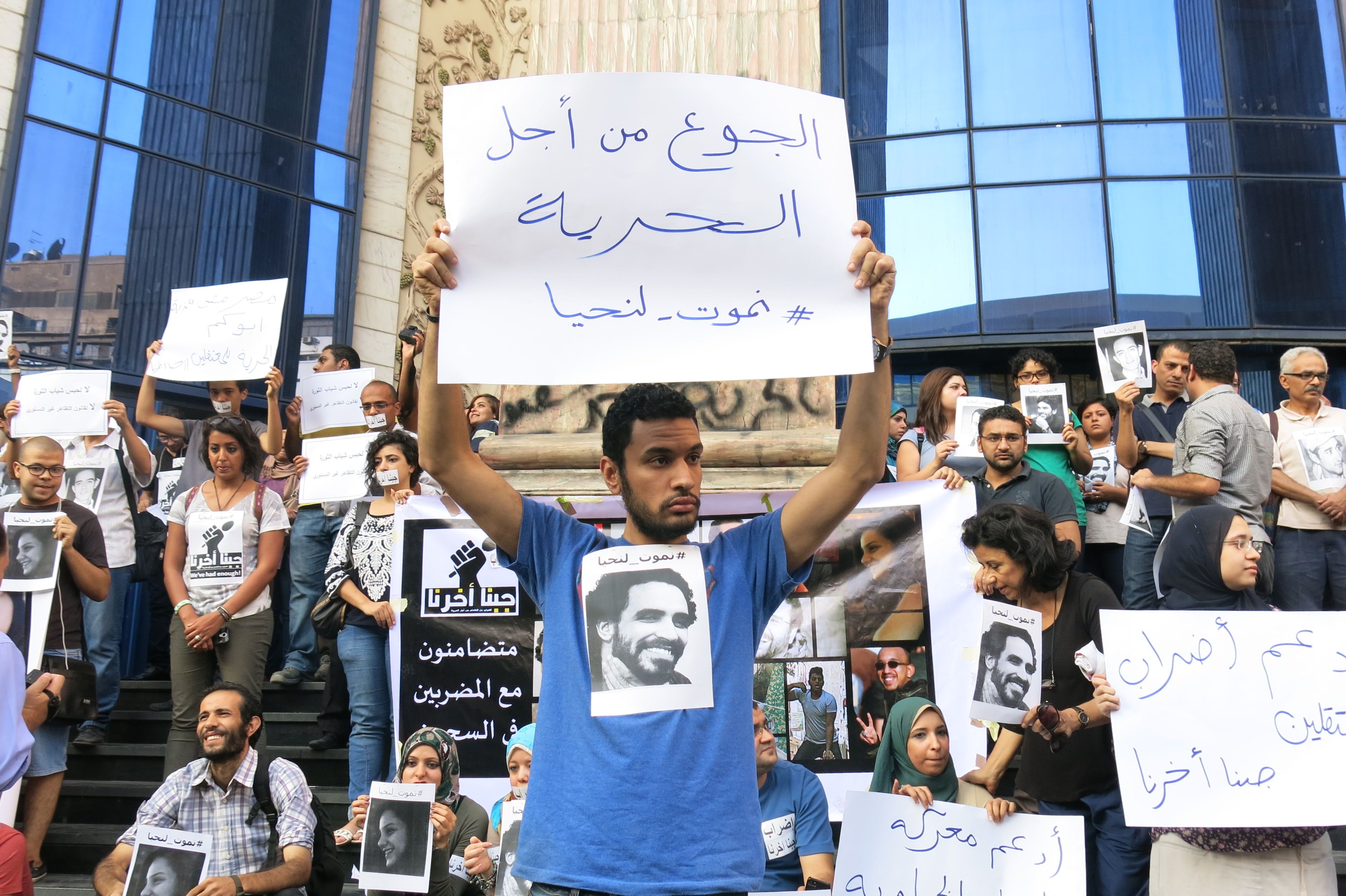 Journalists suspend hunger strike following release of Shura Council defendants