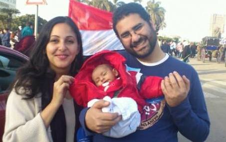 Imprisoned activist Alaa Abd El Fattah speaks from Tora