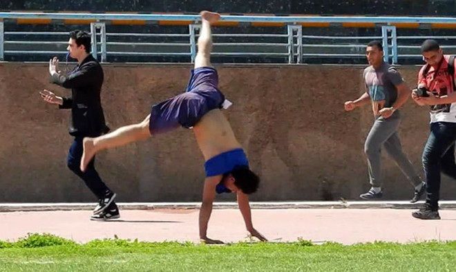 Gymnast to local media: I won’t give up on record cartwheel dreams