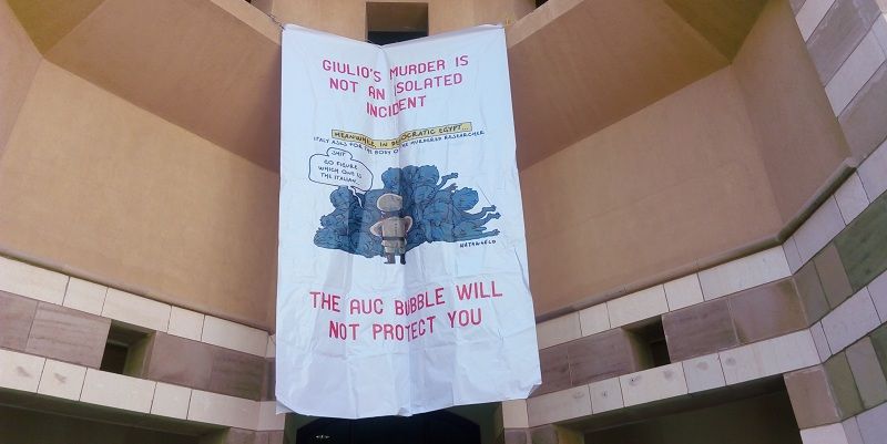 AUC remembers Giulio Regeni, protests university’s position on his murder
