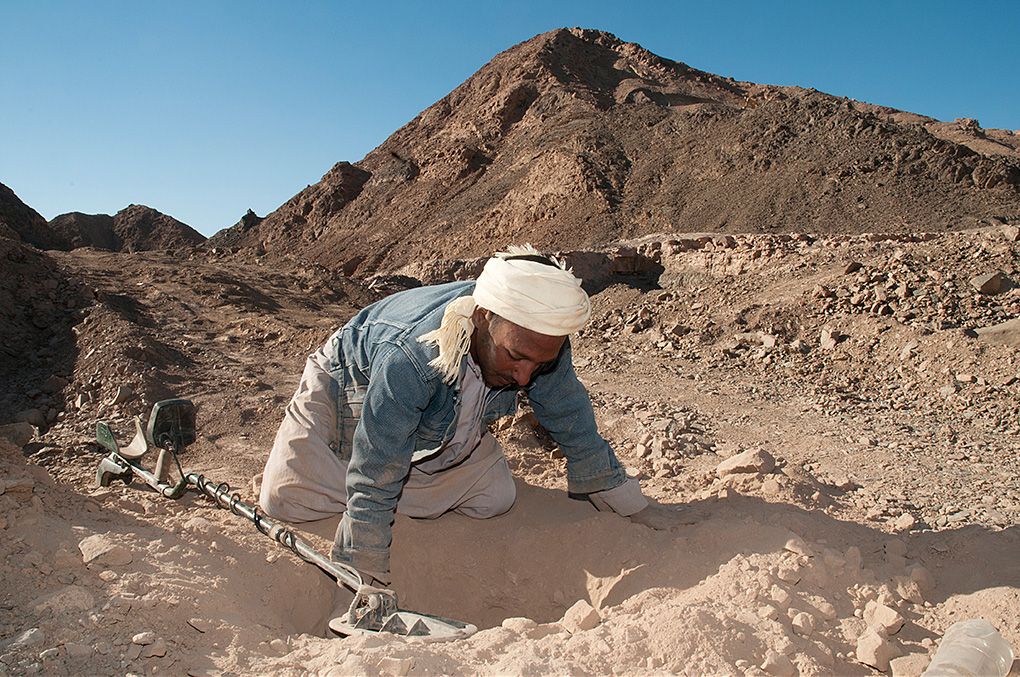حمى الذهب في الصحراء