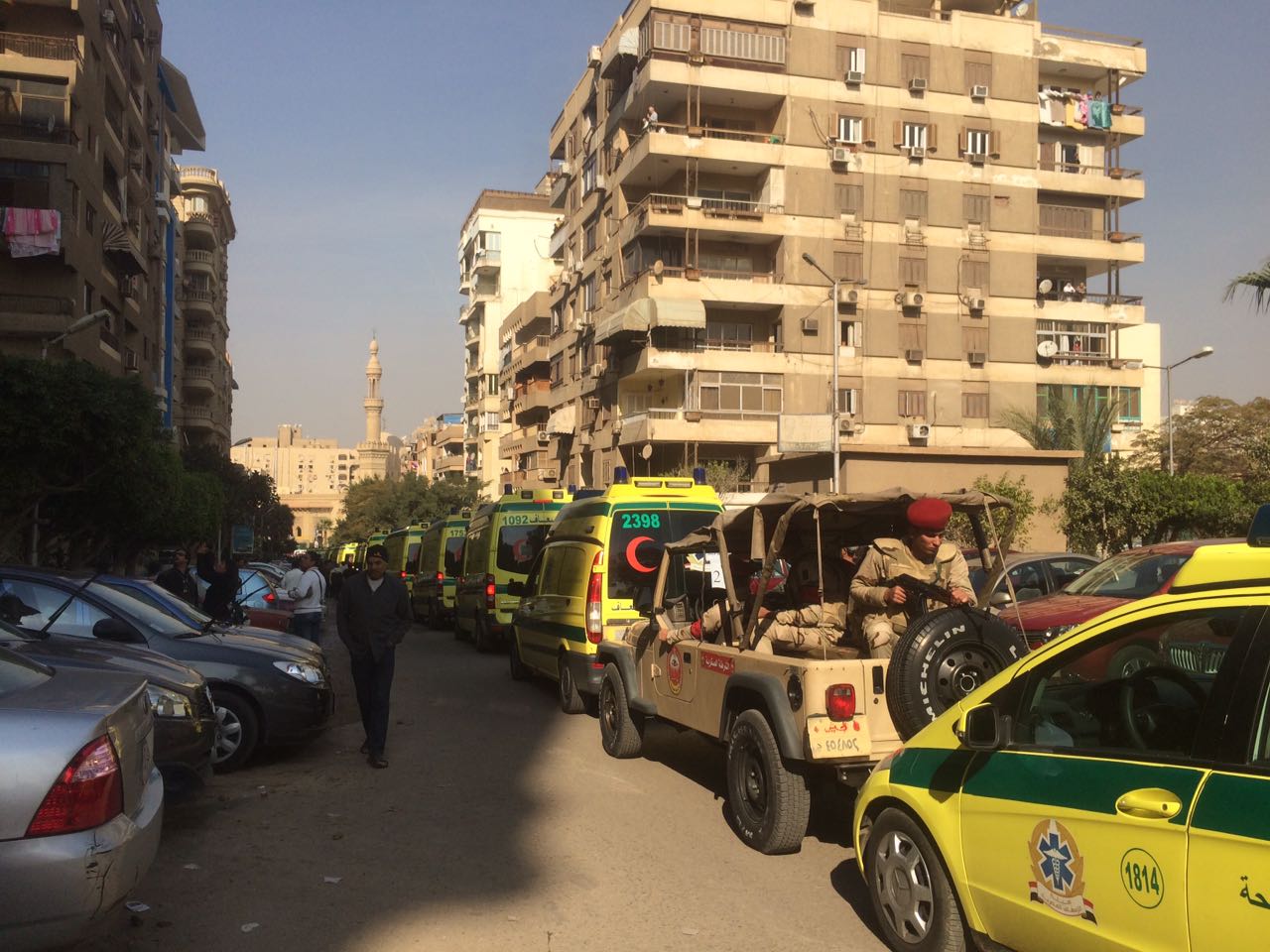 The funeral of Sunday’s bombing: Loved ones are kept away, it’s a military affair