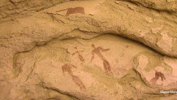 Cave painting found in Egyptian Sahara depicts nativity scene 3,000 years before Bible