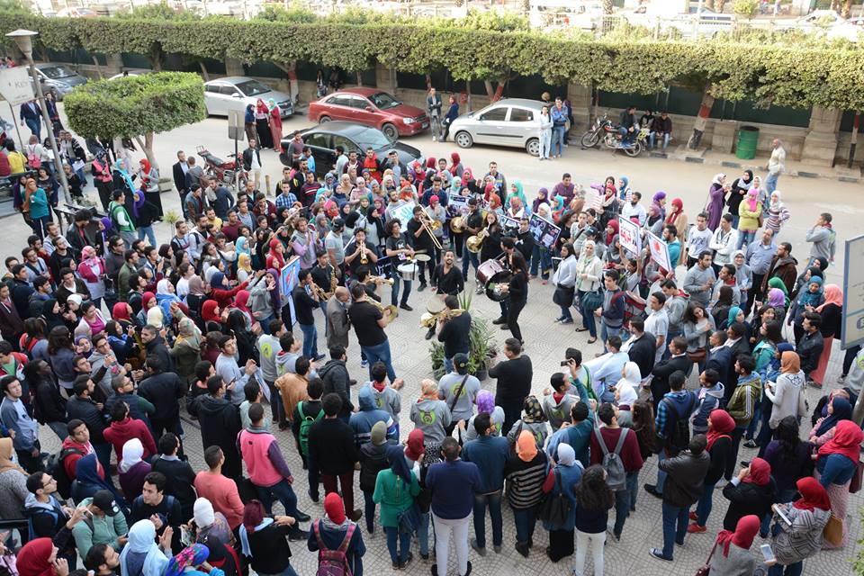 Cairo University’s Anti-Sexual Harassment Unit dabble in arts and sports