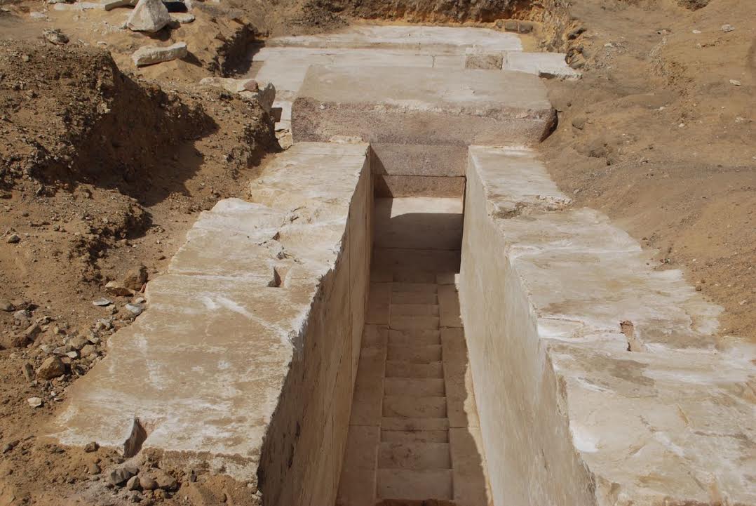Remains of 3,700-year-old pyramid unearthed in Dahshur