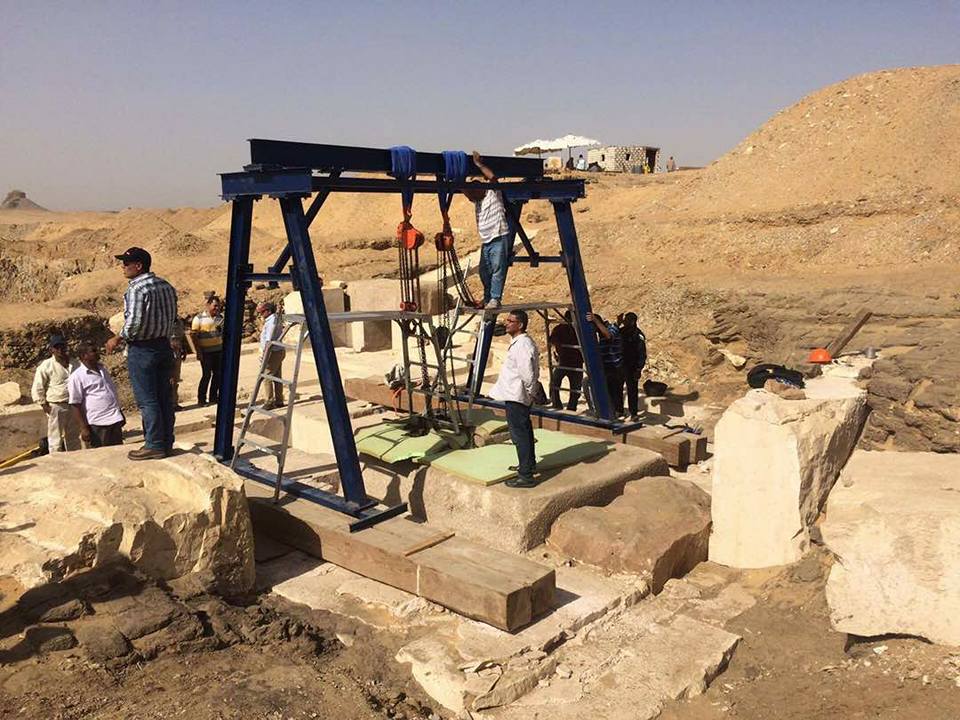 Archaeologists unearth tomb by recently discovered Dahshur pyramid