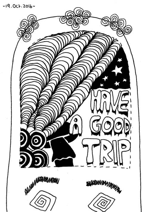 Time traveling through disorder
