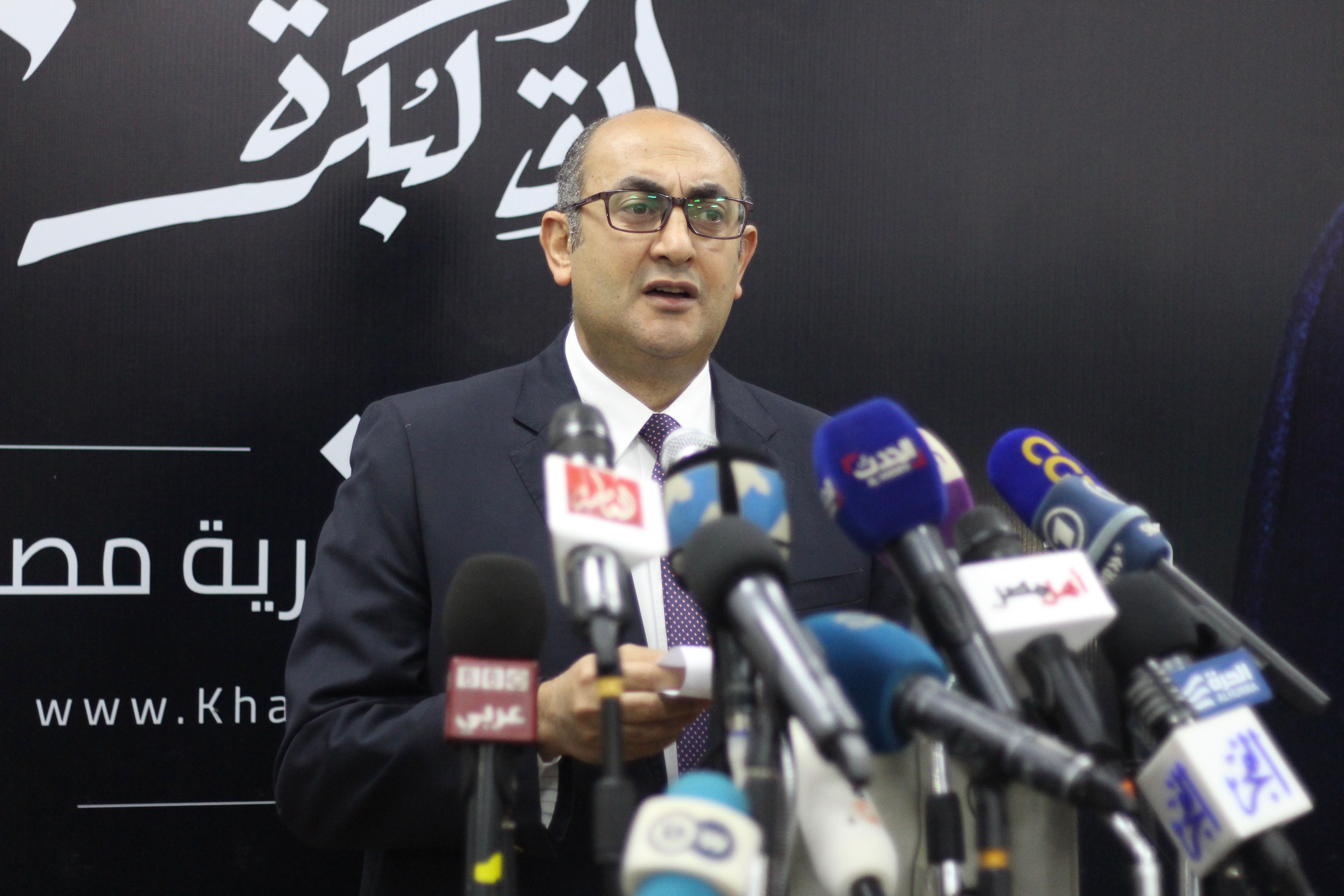 خالد علي: تسليم توكيلات المؤيدين يوم 25 يناير في سلسلة بشرية لـ «الوطنية للانتخابات»