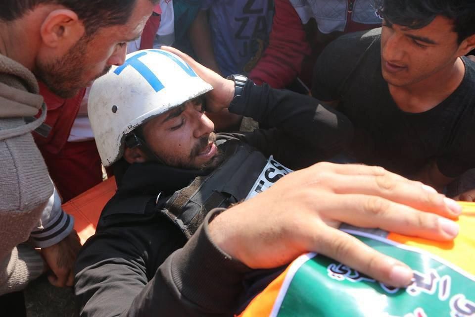 Gaza journalists as targets for Israeli snipers