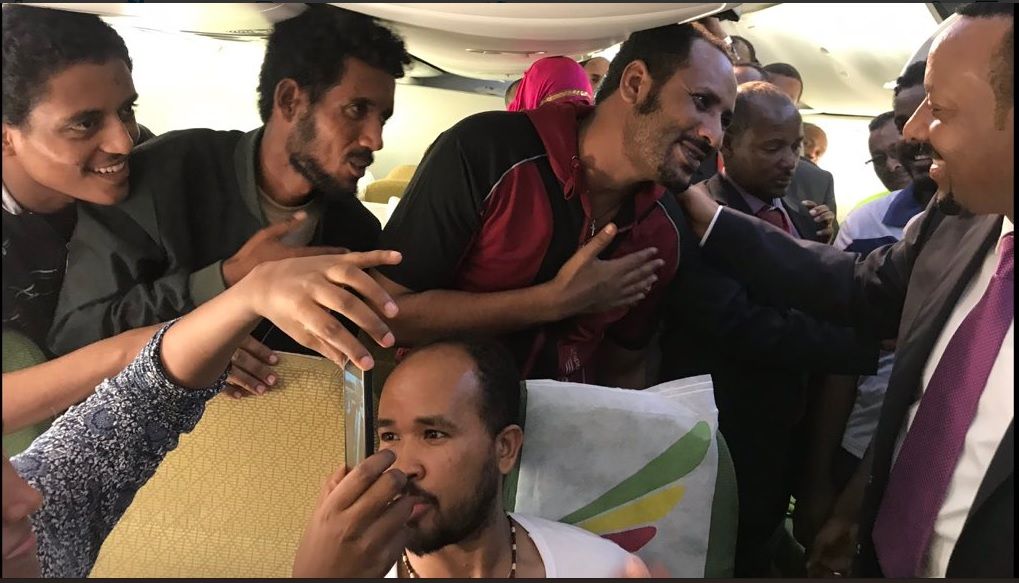 السيسي يعفو عن 32 سجينًا إثيوبيًا بطلب من «أبي أحمد»