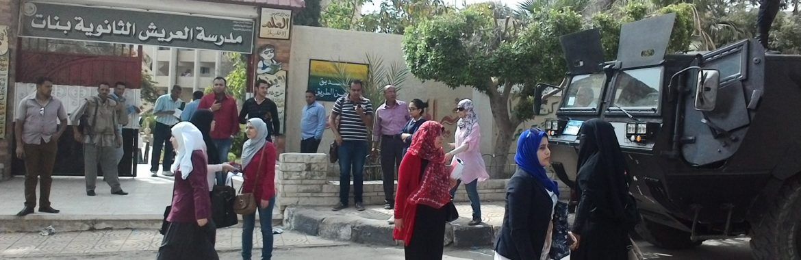 Classes canceled, condensed and deferred: North Sinai students in limbo amid military operation
