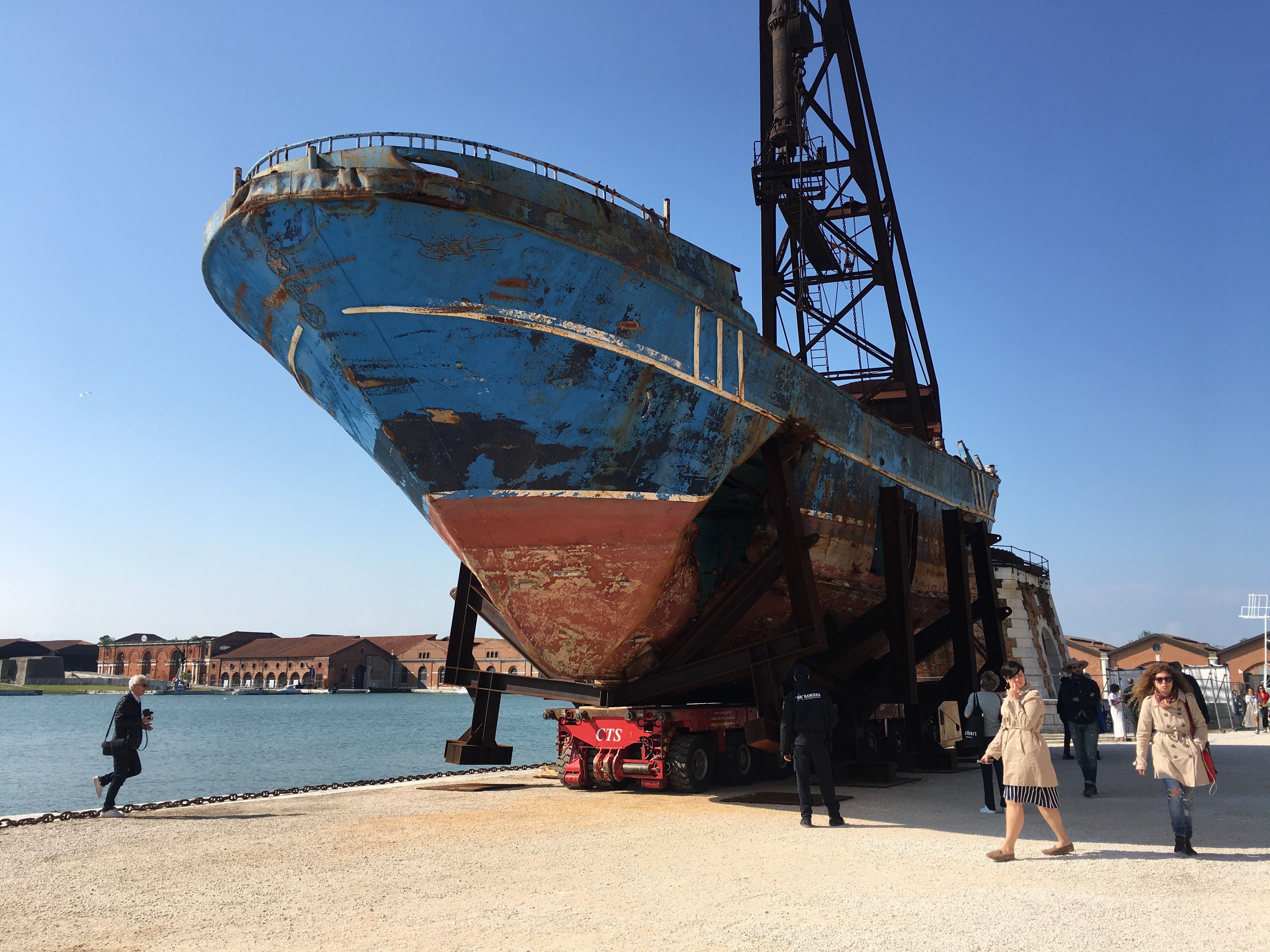 The privileged, violent stunt that is the Venice Biennale boat project