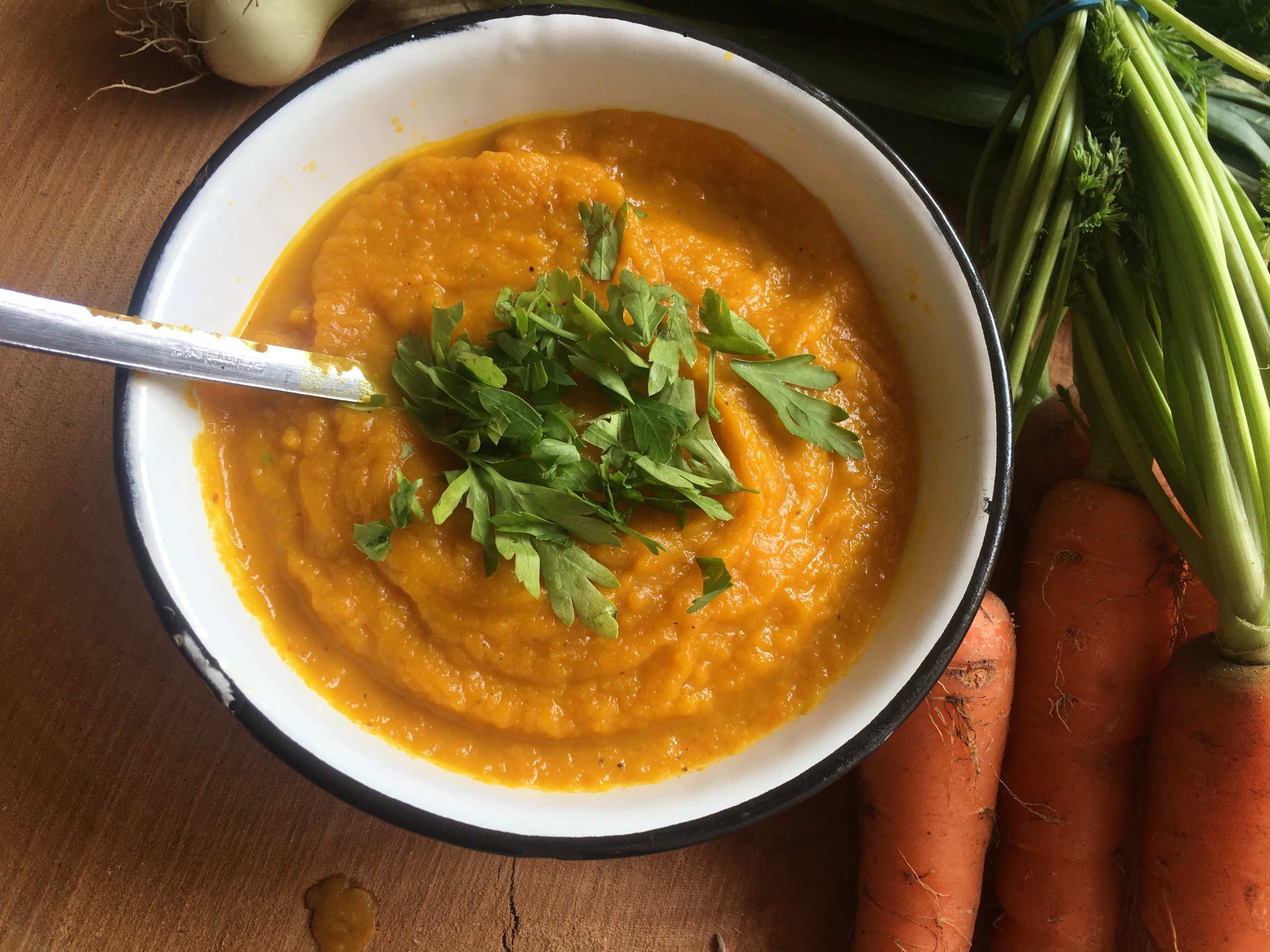 Easy end of winter workday soup