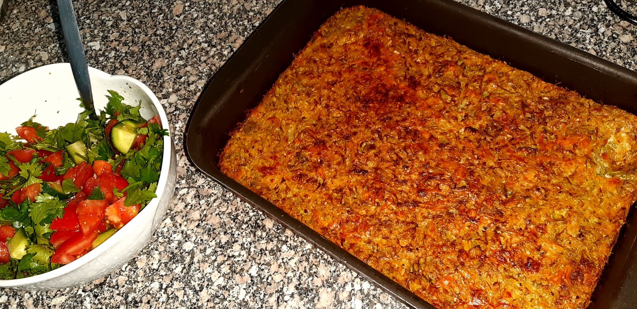 طاجن كوسة وأرز