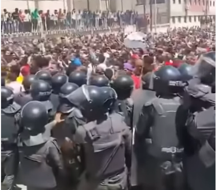 Dozens arrested protesting government evictions in Alexandria neighborhood