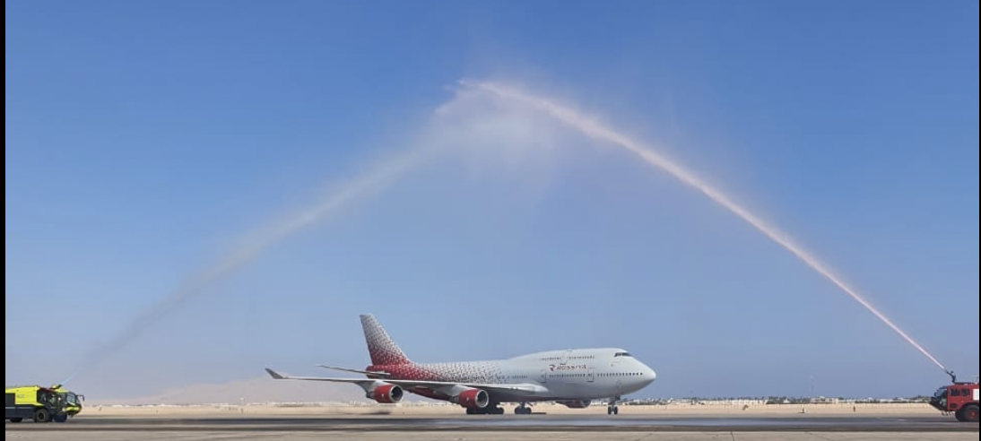 1st Russia-Red Sea flight in 6 years touches down to end travel ban