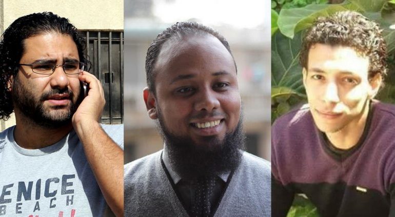 Activist Alaa Abd El Fattah, lawyer Mohamed Baqer and blogger Mohamed Ibrahim to be sentenced in emergency trial on Dec 20
