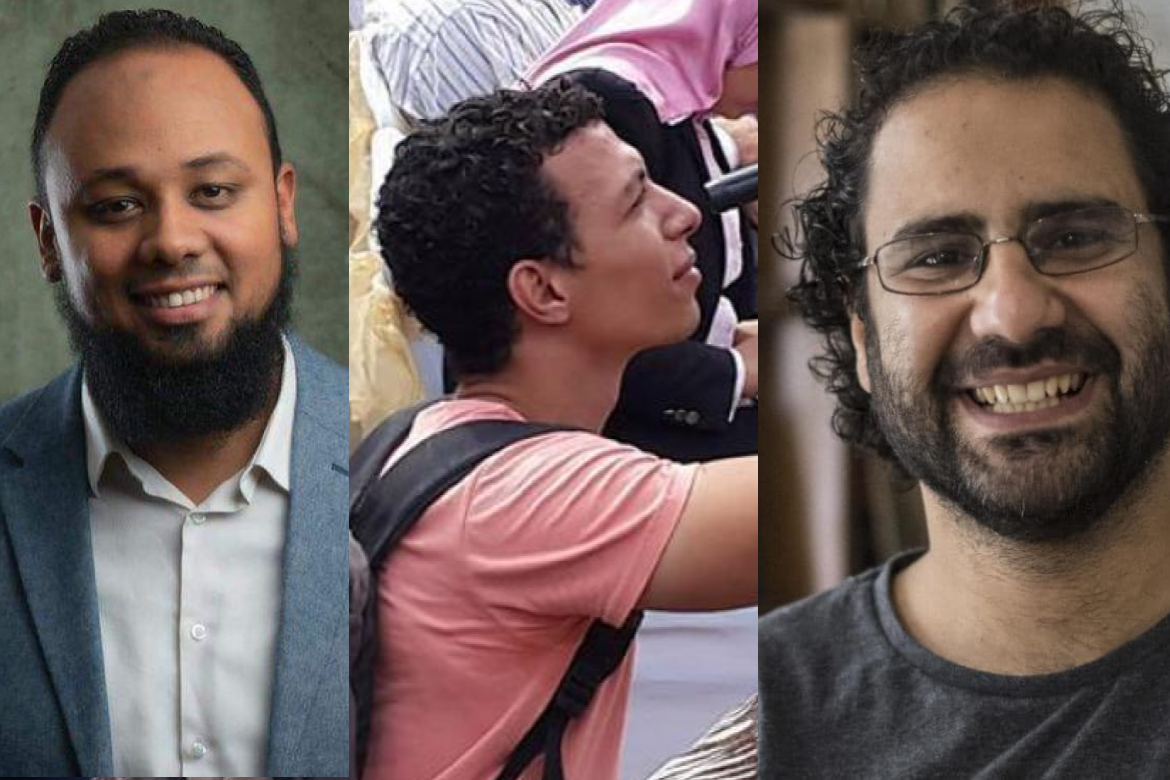 Prison sentence against Alaa Abd El Fattah, lawyer Mohamed Baqer, blogger Mohamed Ibrahim ratified