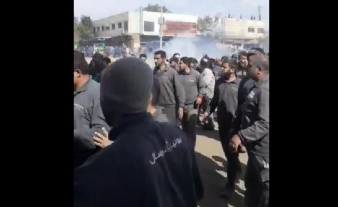 Security forces use tear gas to disperse sit-in at Universal Appliances spurred by worker suicide
