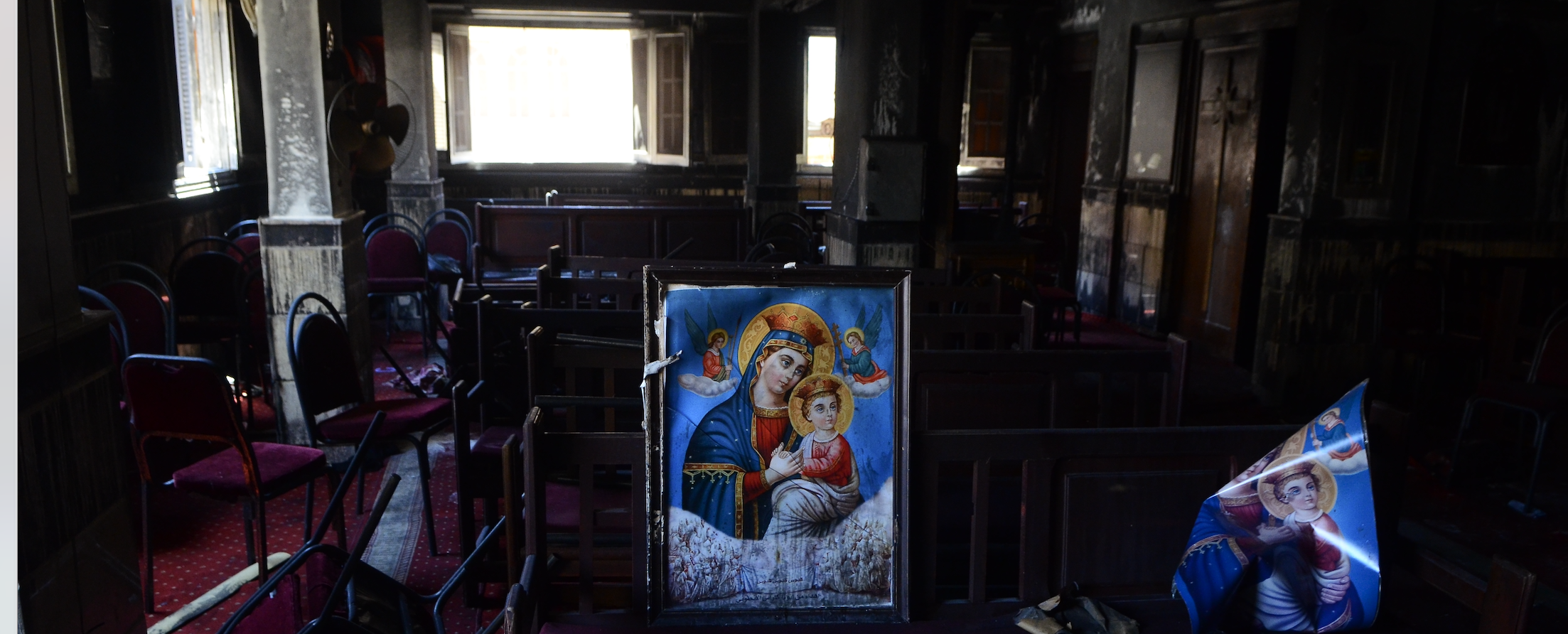 After 41 killed at Abu Sefein, ‘systematic’ reasons behind the church’s vulnerability to fire, experts say