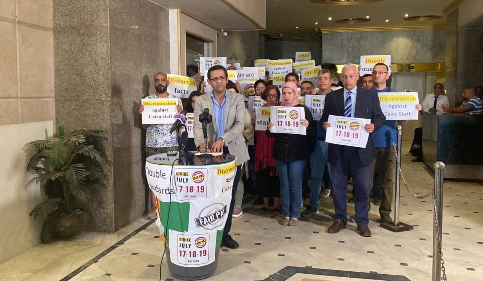 BBC workers in Cairo conclude 2nd strike over low wages with plans to escalate