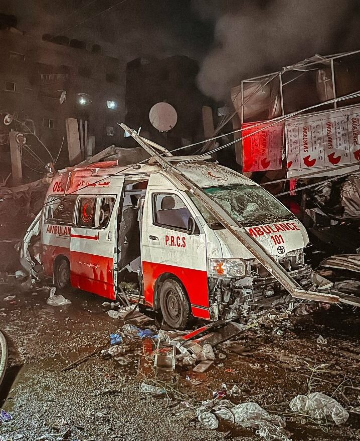  إسرائيل تقصف مدرسة ومستشفى وخزان مياه عمومي في غزة.. و9488 قتيلًا بالقطاع 