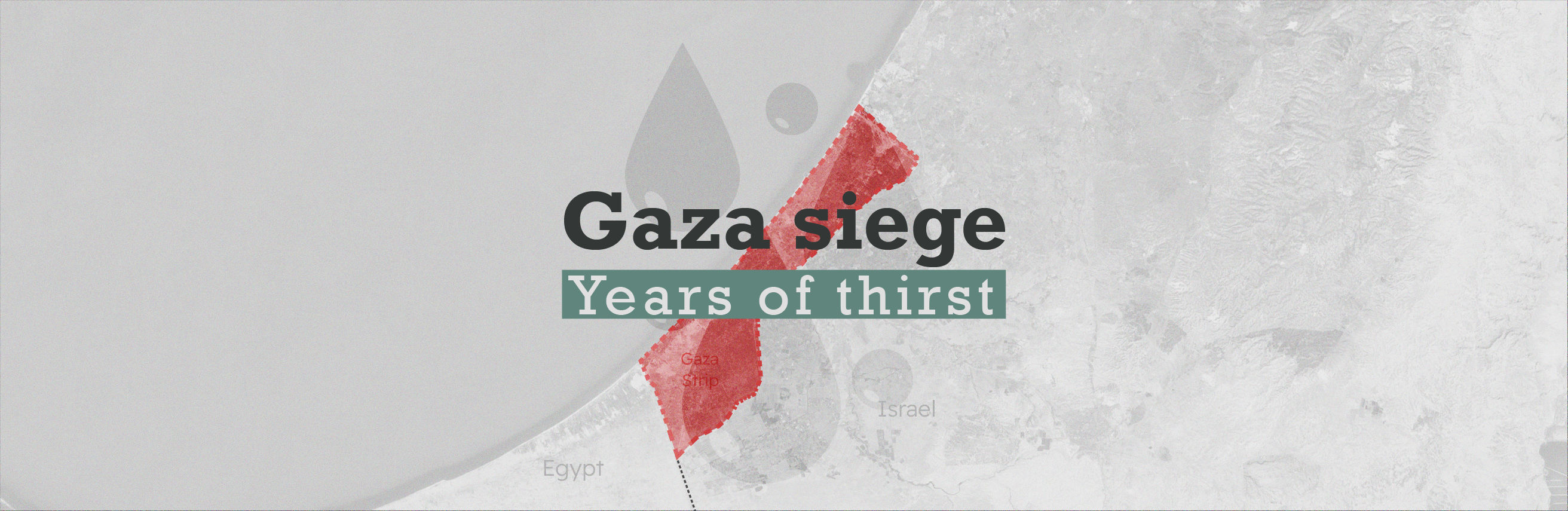 Gaza siege: Years of thirst