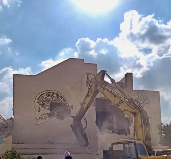 Main building demolished at Darb 1718 cultural center