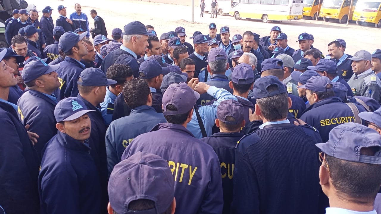 Workers at Talaat Moustafa Group company prevented from protesting twice, security guards hold short protest