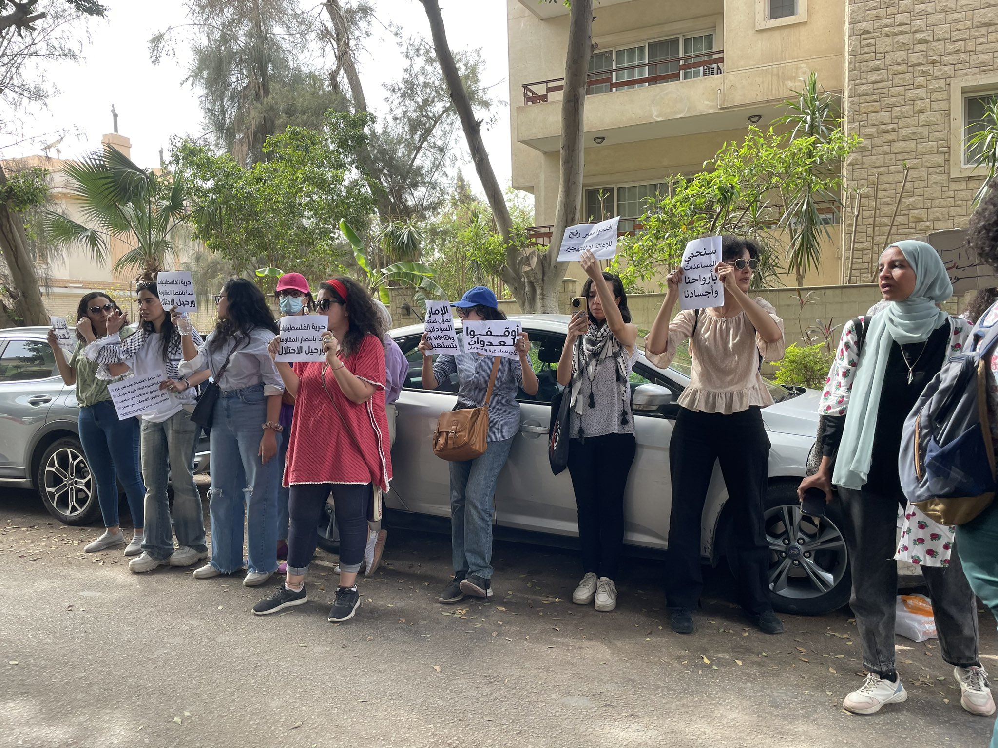 Detainees released after at least 16 arrests from protest in solidarity with women in Gaza, Sudan