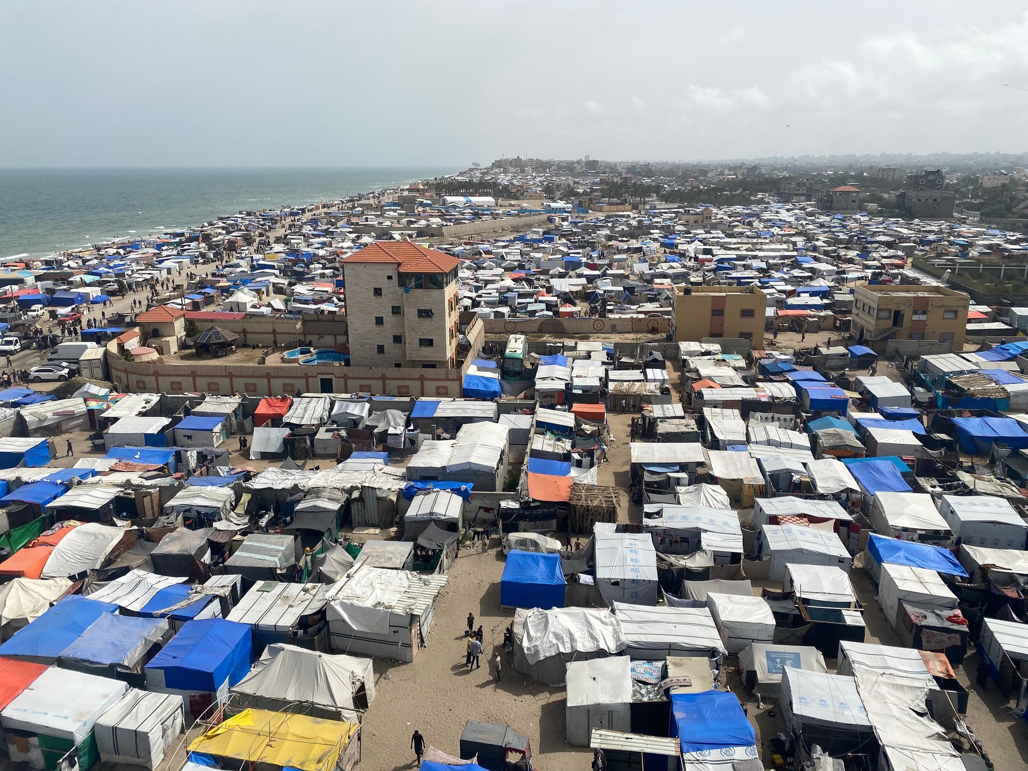 360,000 Palestinians displaced to areas of west central Gaza amid Israeli offensive on Rafah
