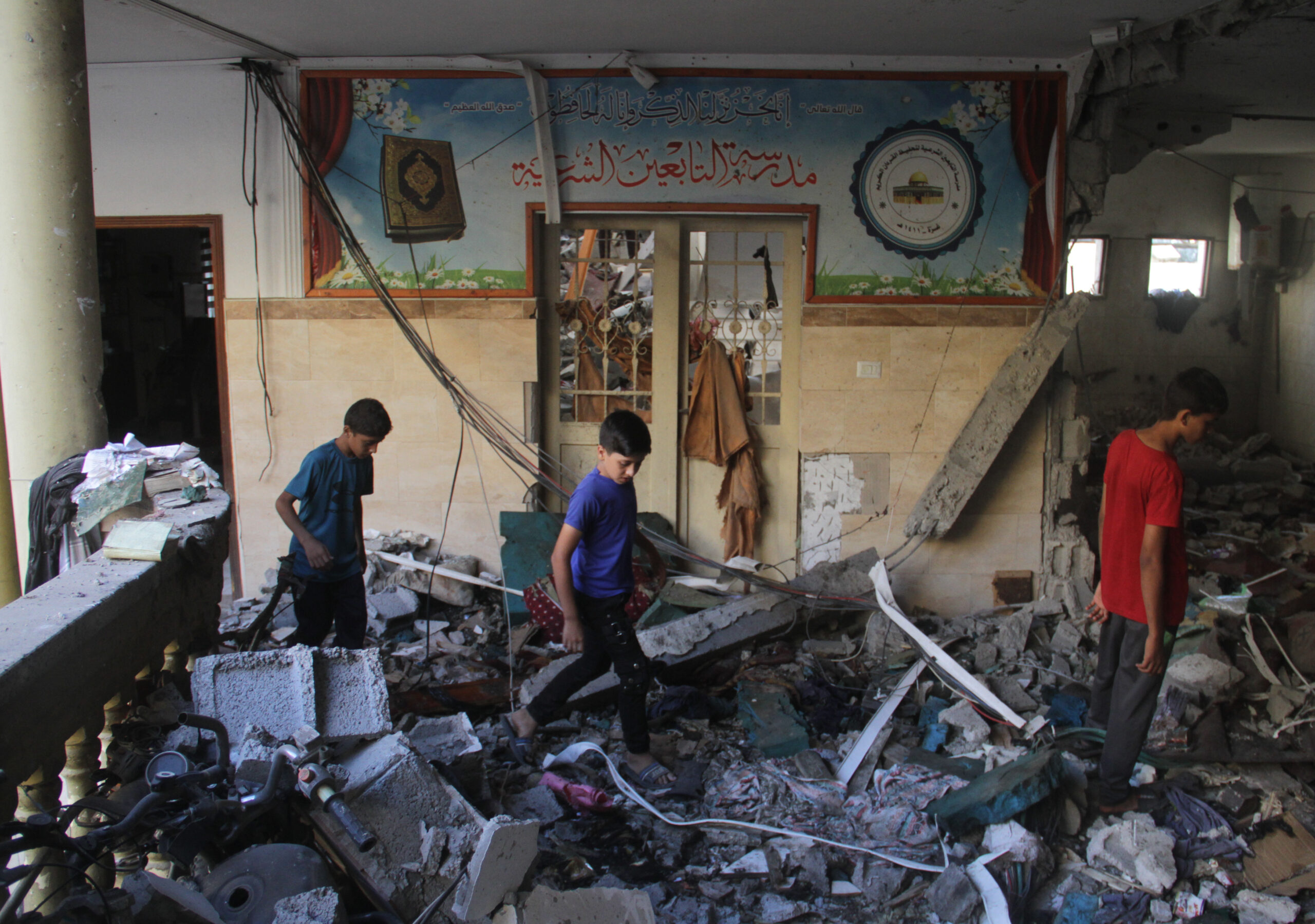 Israel kills over 100 displaced Palestinians in strike on school in Gaza City