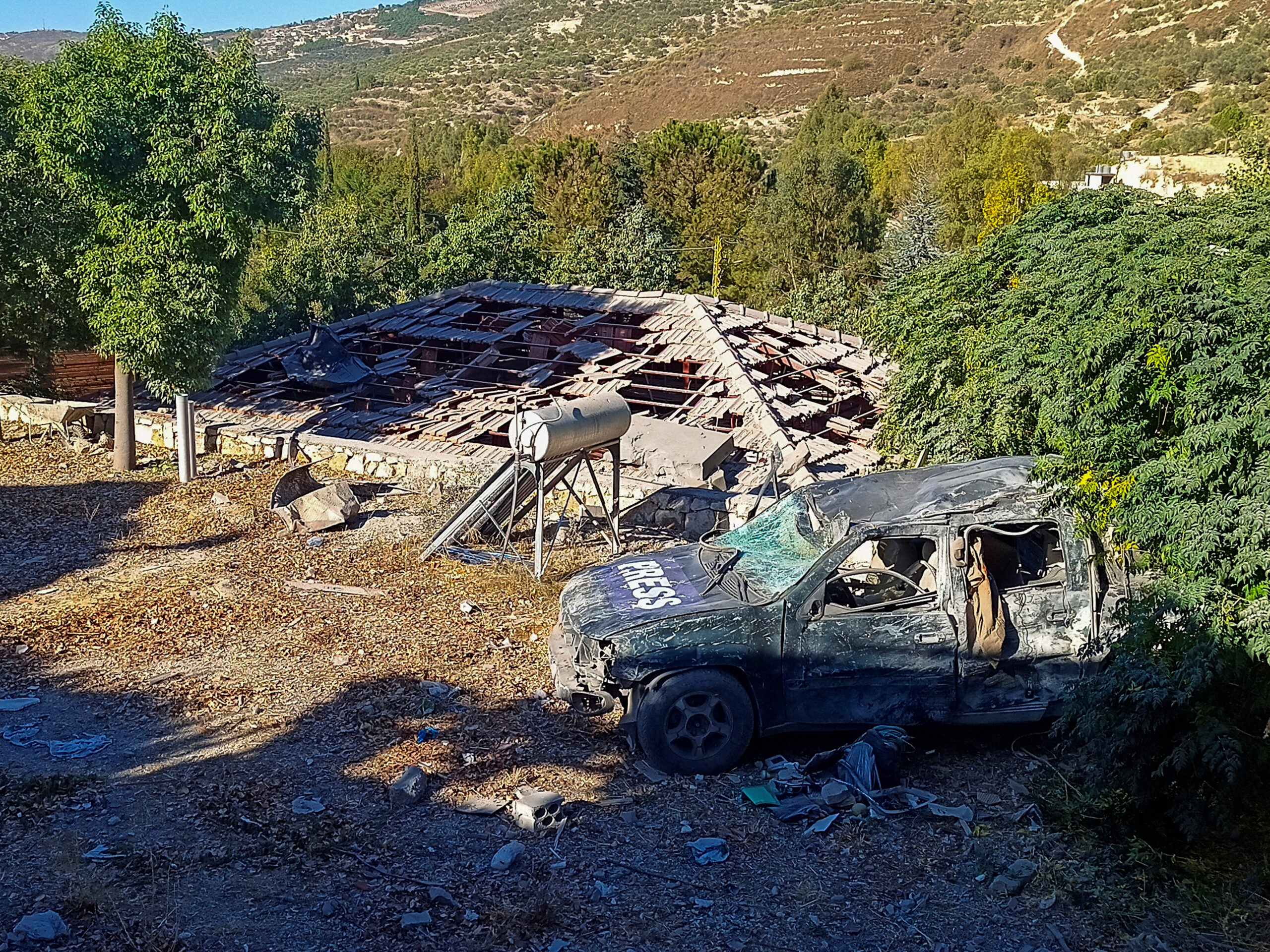 Three journalists killed by Israeli airstrike on accommodation in Hasbiyya, Lebanon
