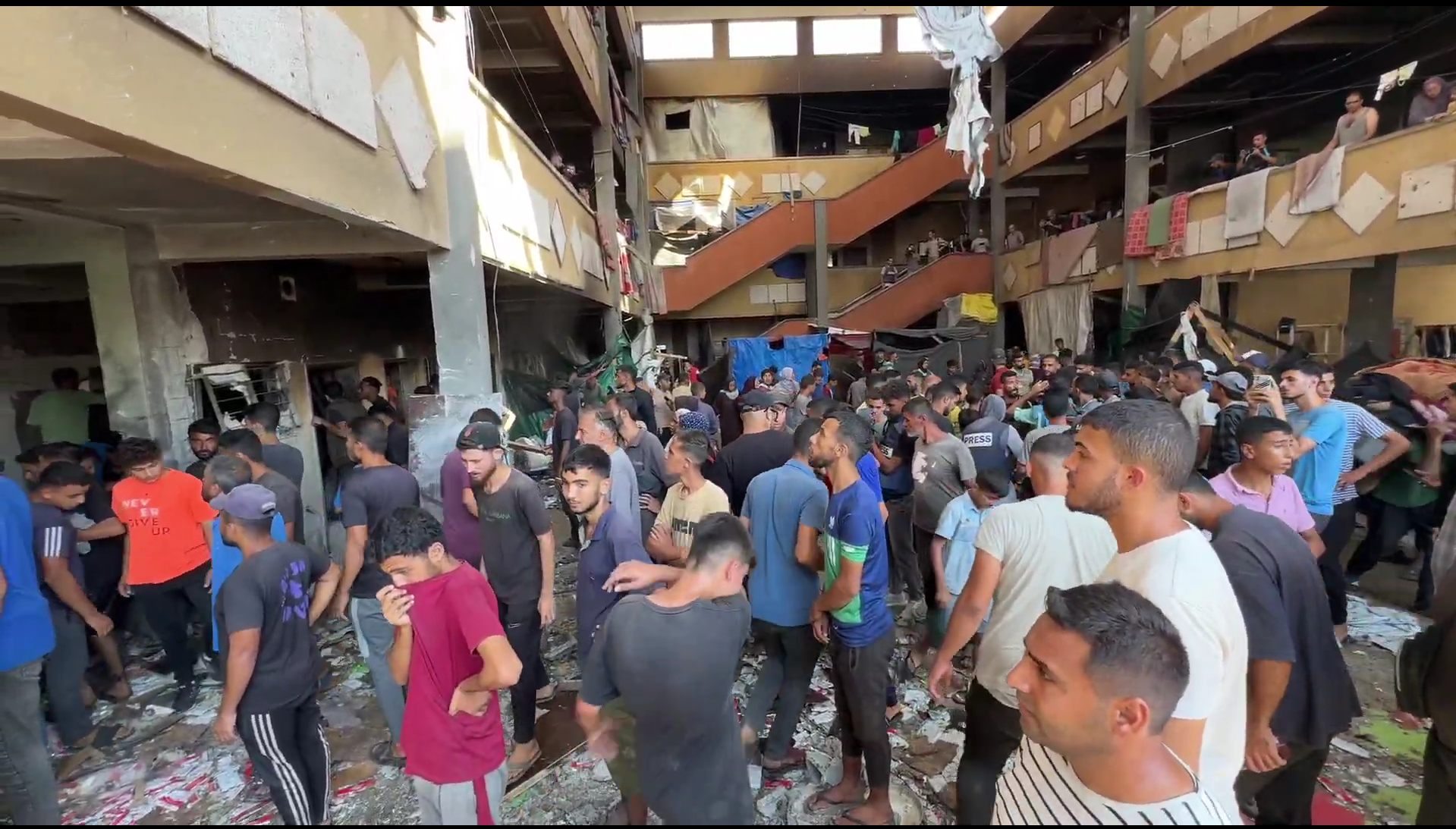 Israeli airstrike on school kills 26 displaced Palestinians in Deir al-Balah
