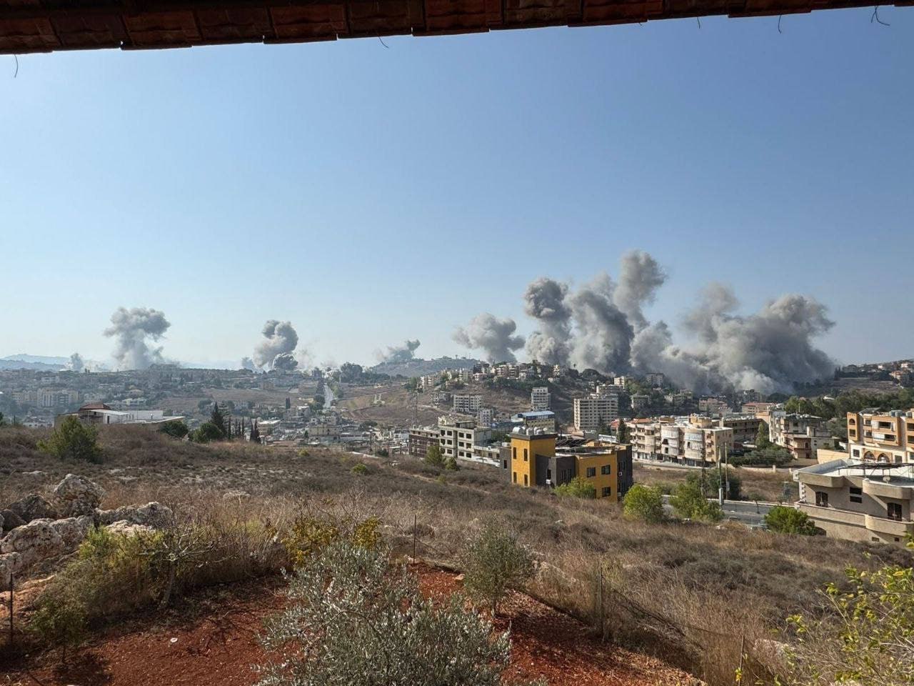 Israeli airstrikes rip through Nabatieh city municipality, kill 8 | Israel resumes bombardment of Beirut