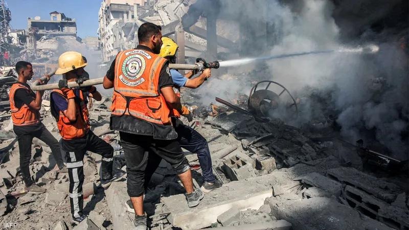 جيش الاحتلال يأمر «الدفاع المدني» بالخروج من شمال غزة.. ومخاوف من استهدافه صحفيين بزعم انتمائهم للمقاومة