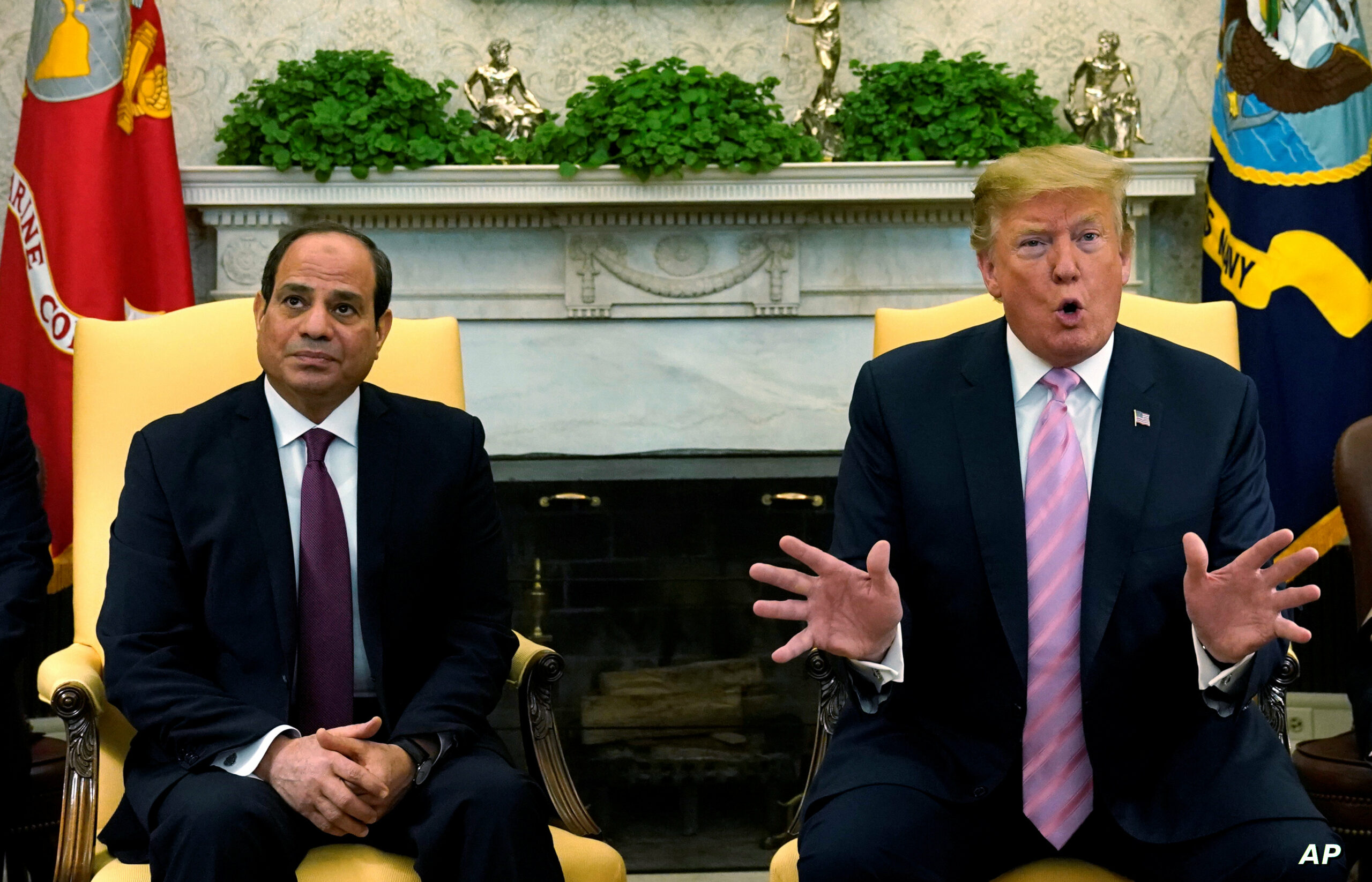 Sisi: Egypt will work with Trump but displacement of Palestinians is ‘injustice we cannot participate in’