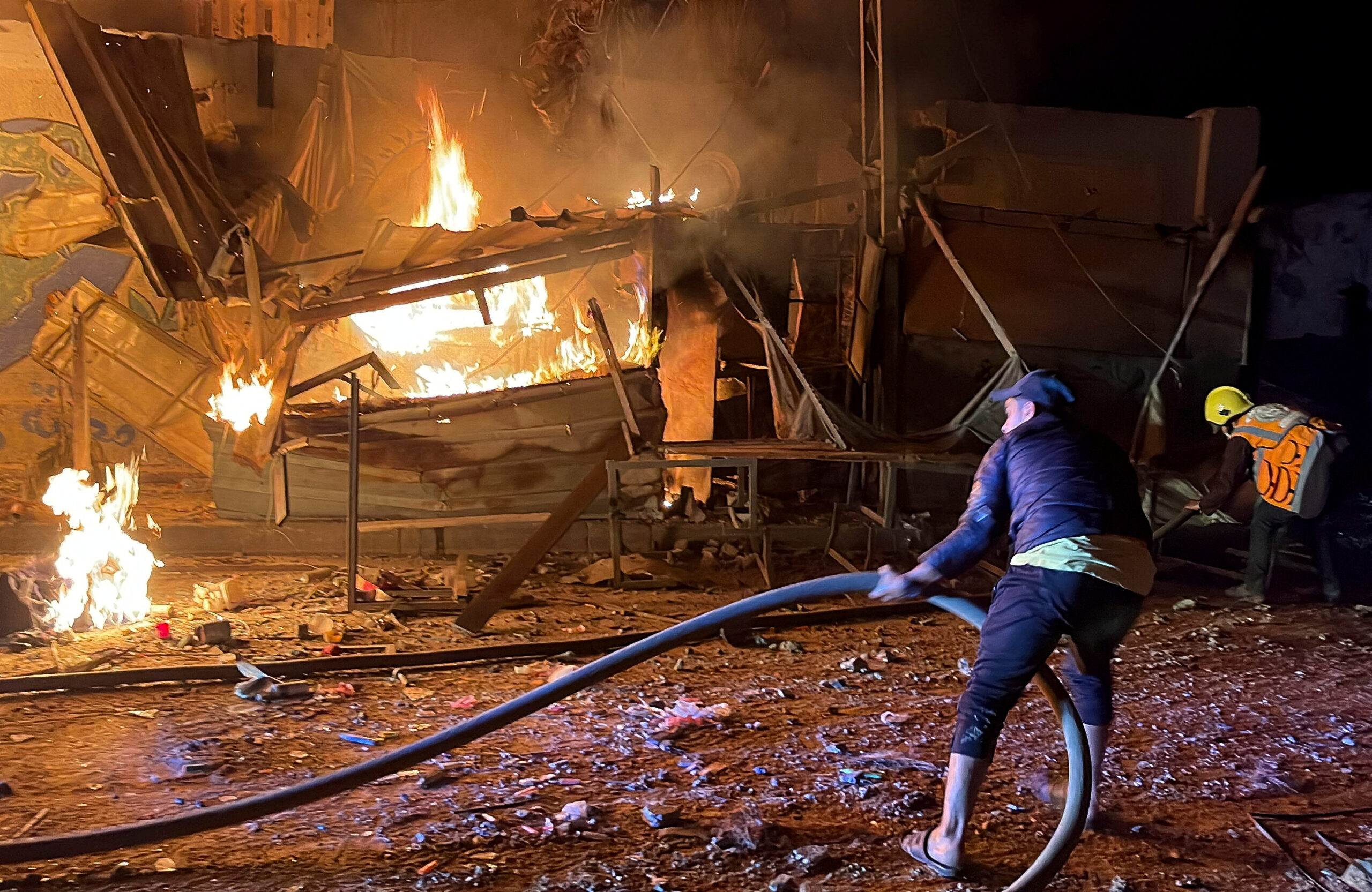 Dozens killed in 2 consecutive strikes on Bureij school