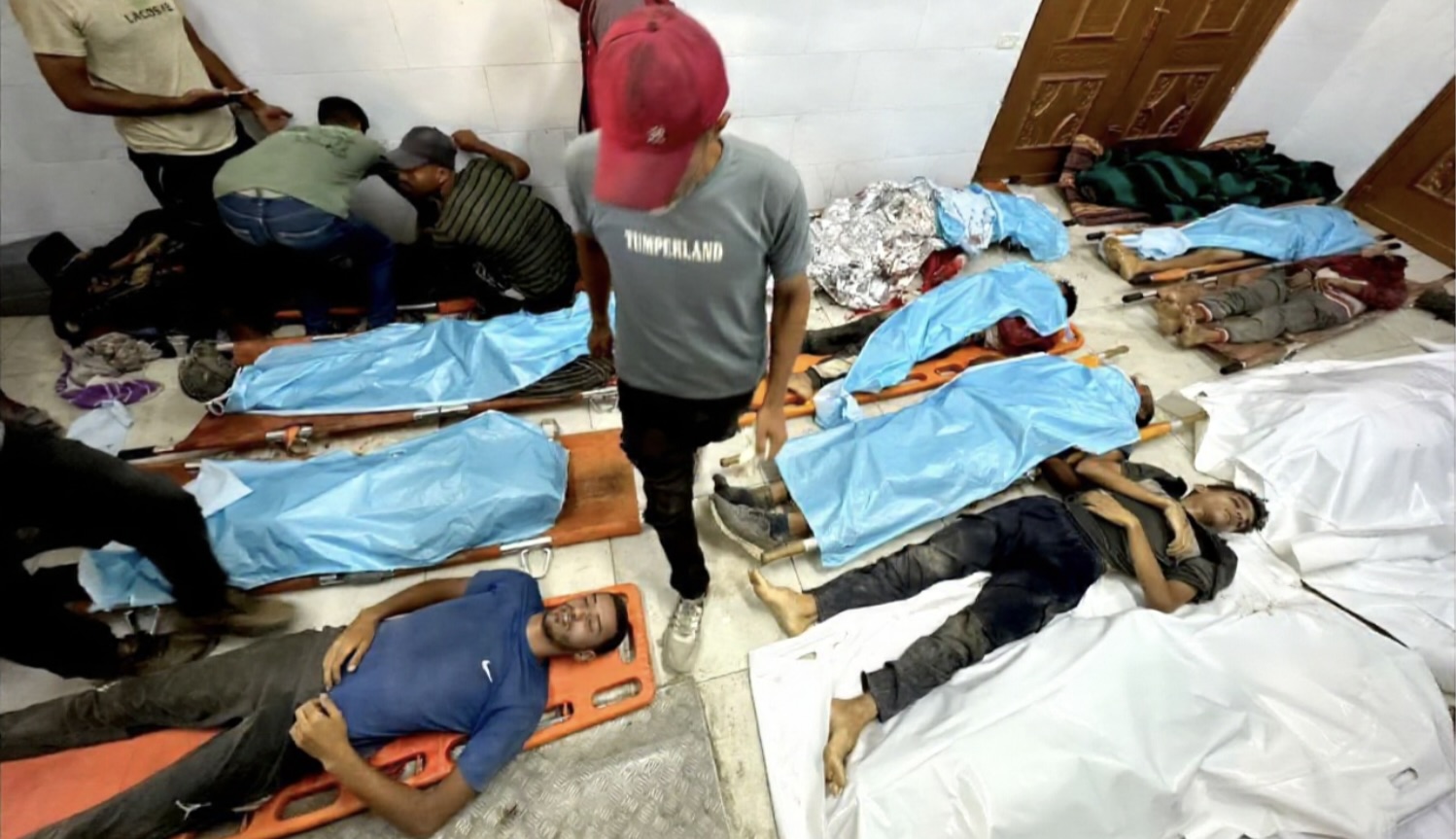 21 Palestinians killed in stampede after Israel opens fire on aid seekers