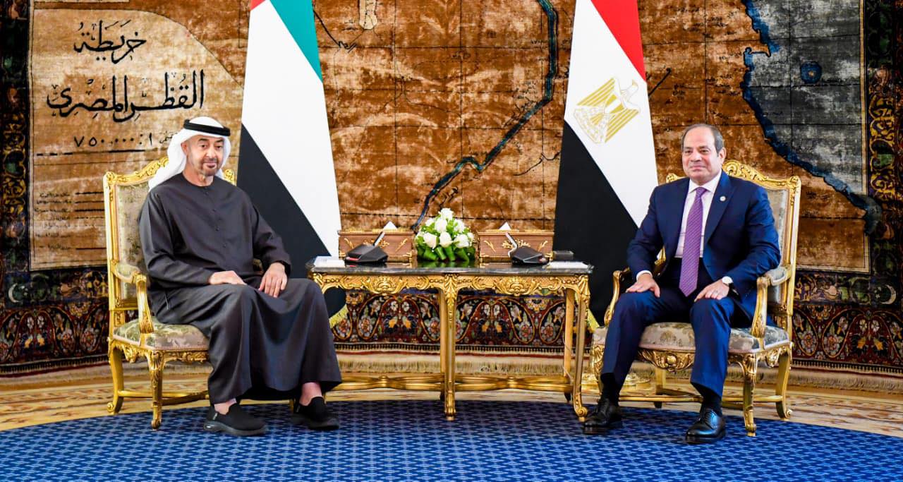 السيسي يؤكد الحرص على تذليل العقبات أمام استثمارات الإمارات