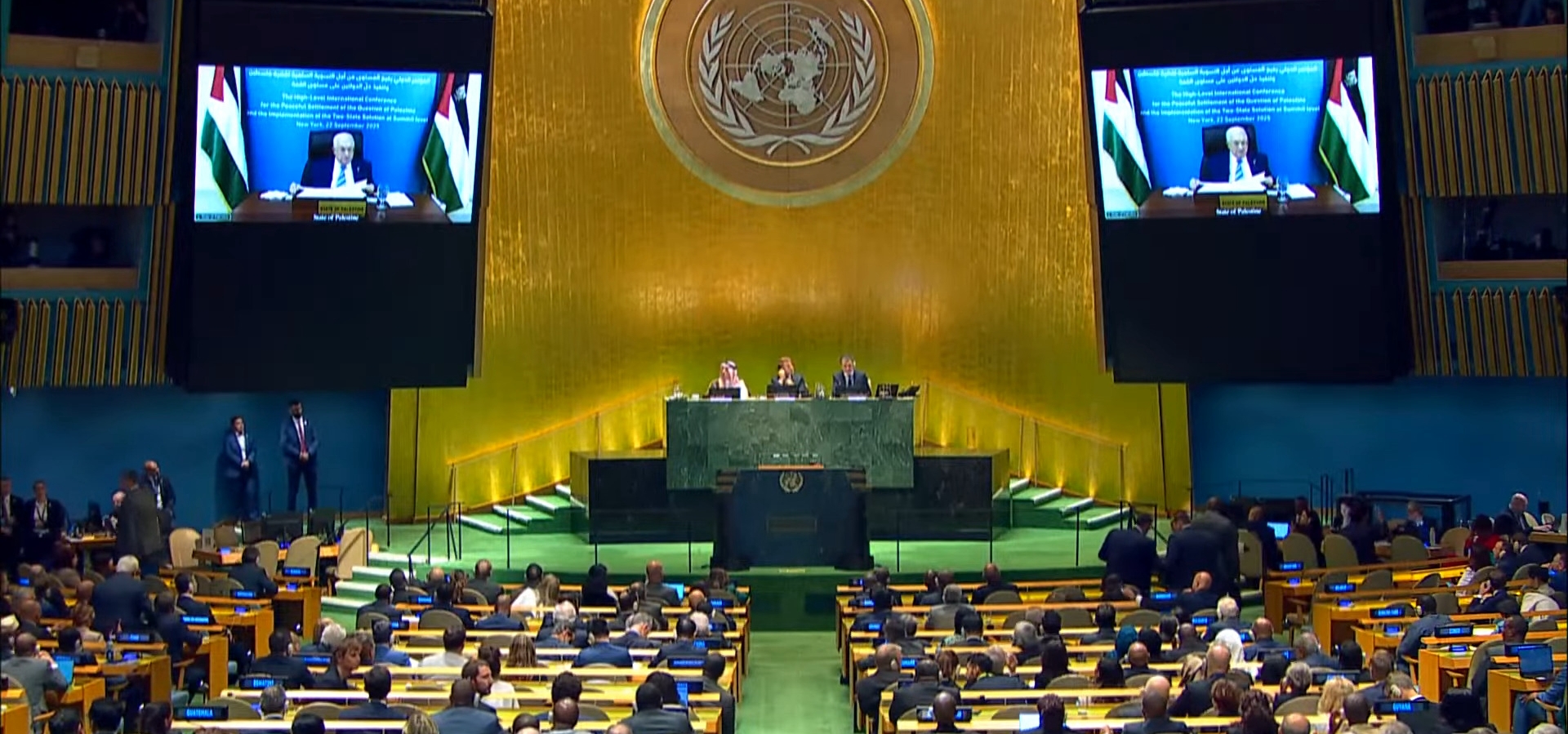 World leaders recognize Palestinian statehood at New York summit