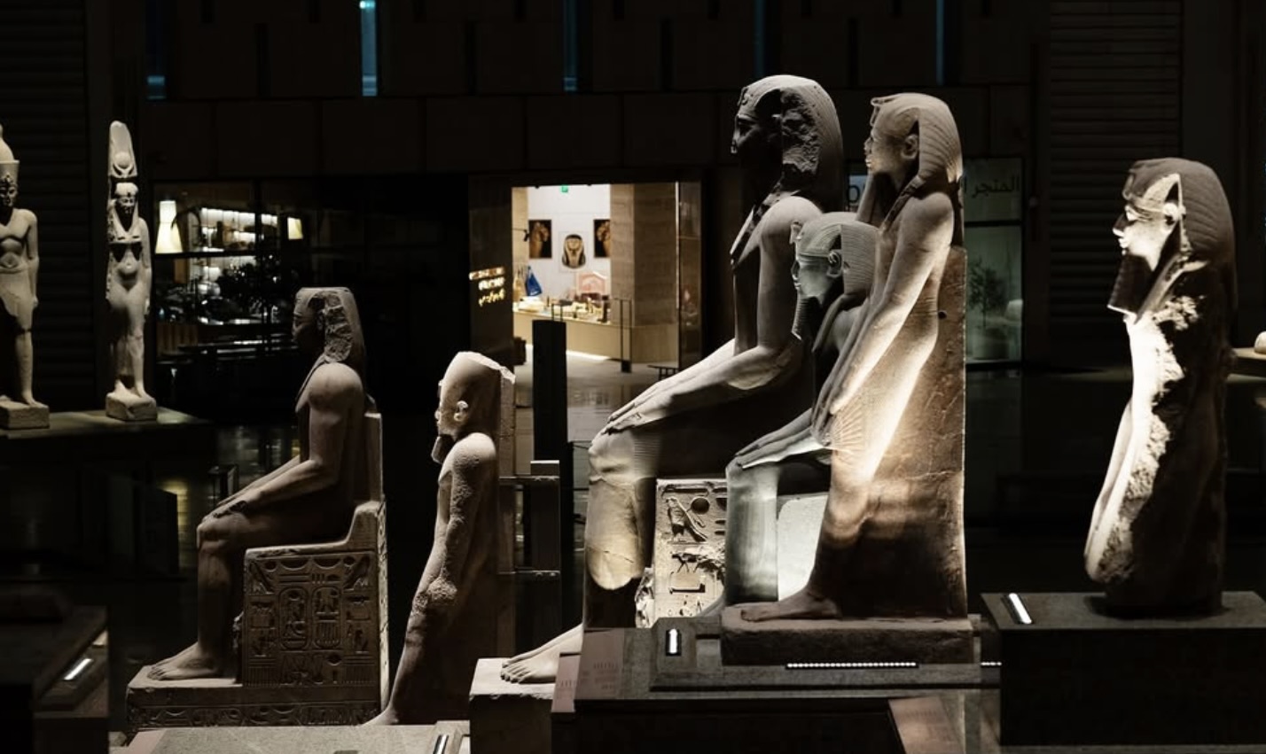 All around the Grand Egyptian Museum