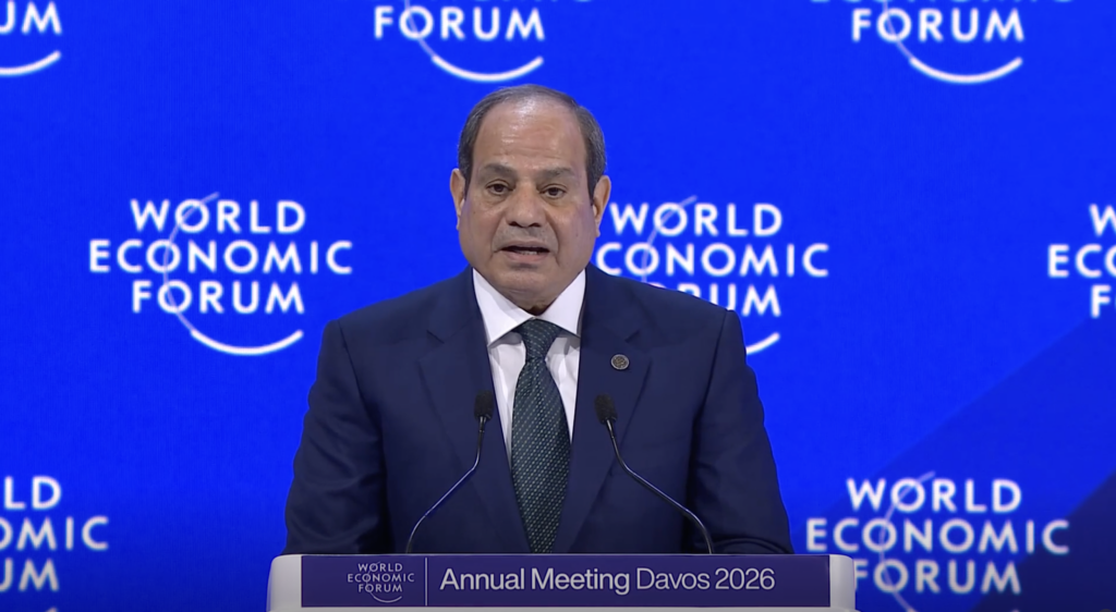 Sisi touts ‘stabilization’ agenda at first Davos appearance in over 10 years