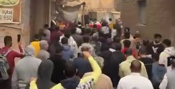 أهالي الوراق يتظاهرون احتجاجًا على اعتقال ناشط ضد استمرار حصار الجزيرة